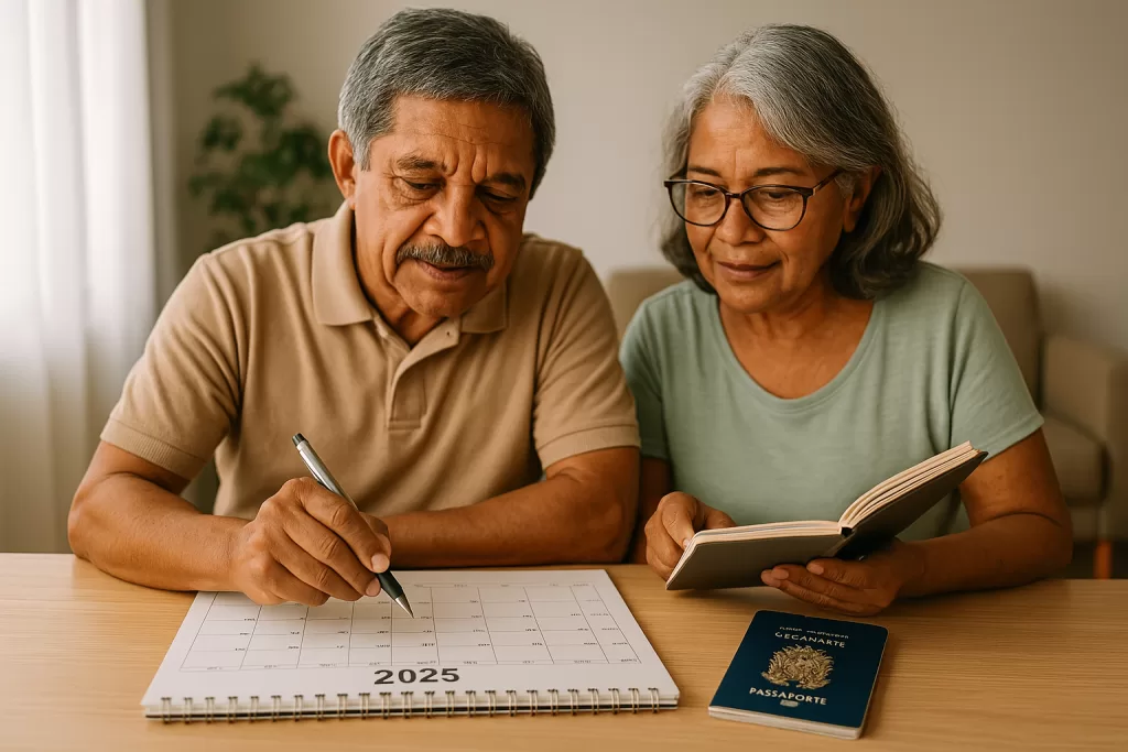 Calendário Oficial do Passaporte para Idosos em 2025