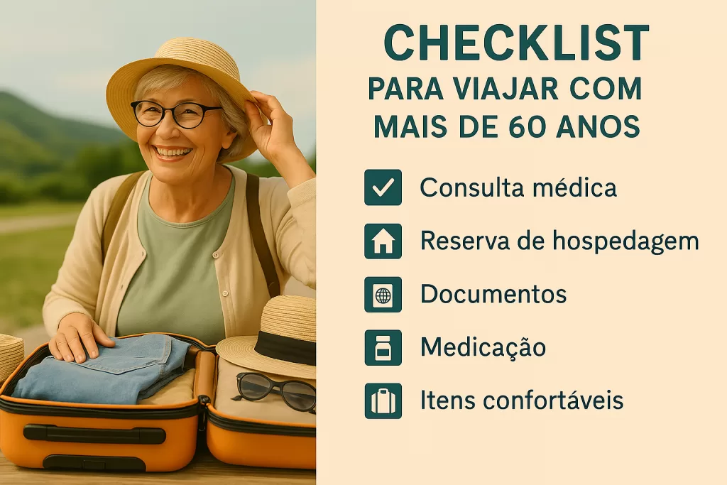 Checklist Completo para Viajar com Mais de 60 Anos Checklist Completo para Viajar na terceira idade