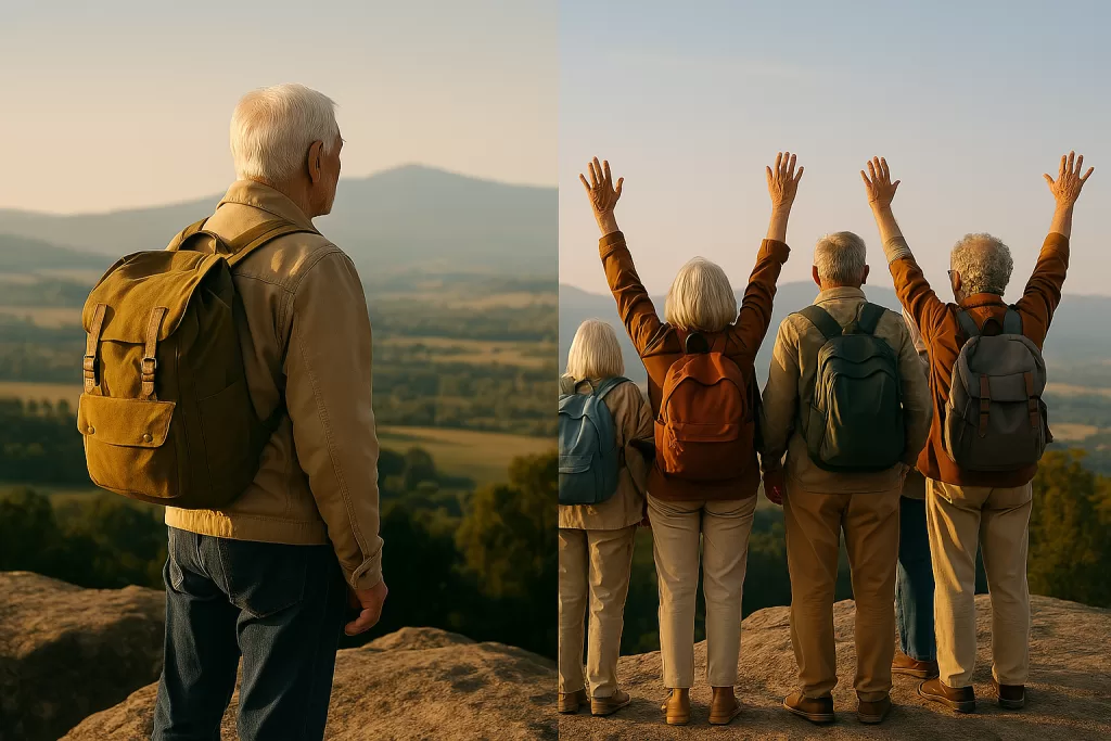Como decidir entre viajar sozinho ou em grupo na terceira idade Como decidir entre viajar sozinho ou em grupo na terceira idade