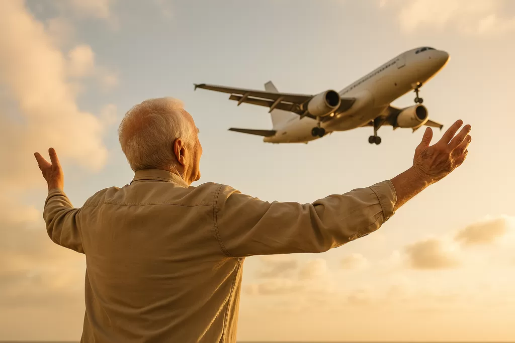 Como um Idoso pode Viajar de Graça de Avião Como um Idoso pode Viajar de Graça de Avião