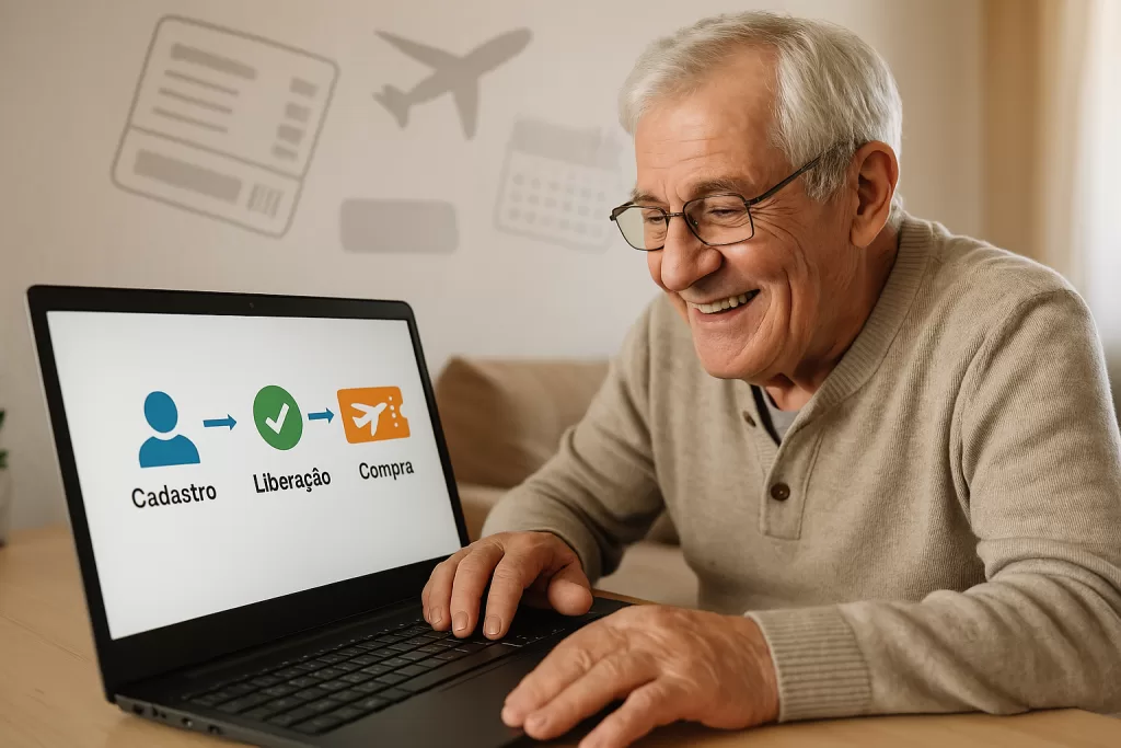 Etapas do Processo Do Cadastro à Emissão da Passagem