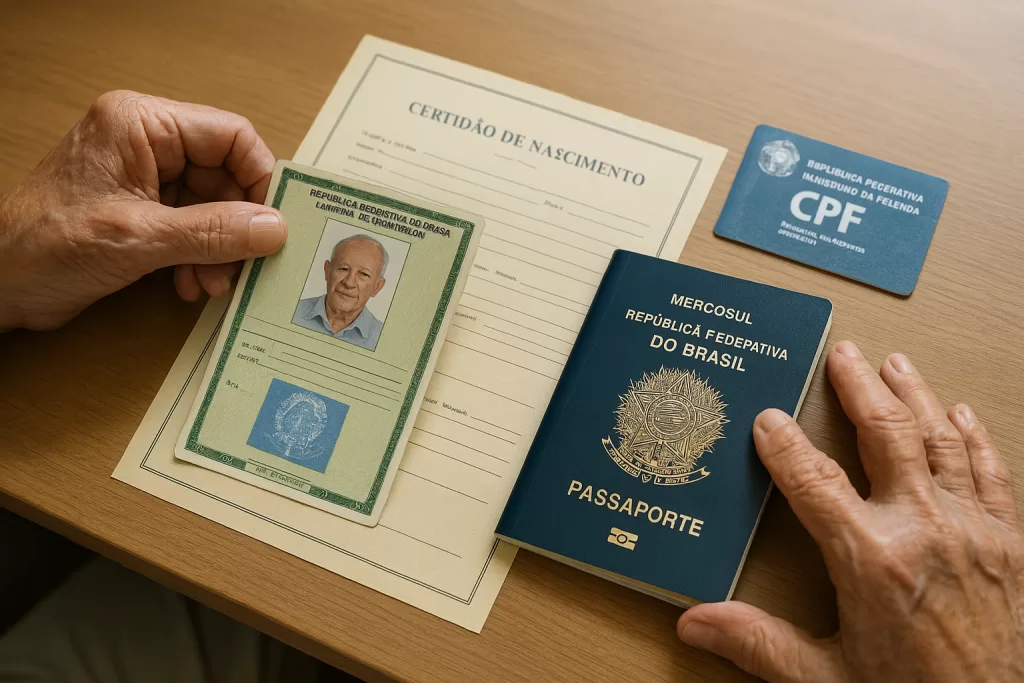 Lista de documentos para primeira via do passaporte