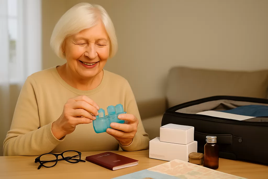 Medicamentos e Itens Essenciais para a Mala