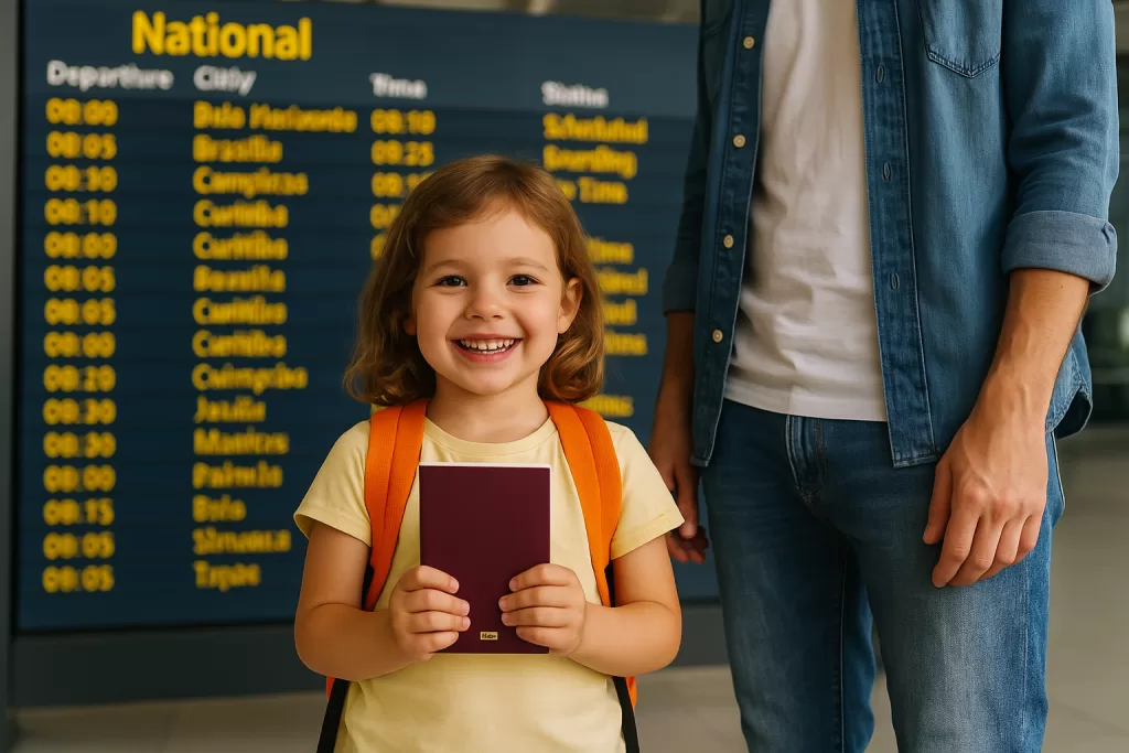 O Programa Voa Brasil vale para Crianças e Adolescentes