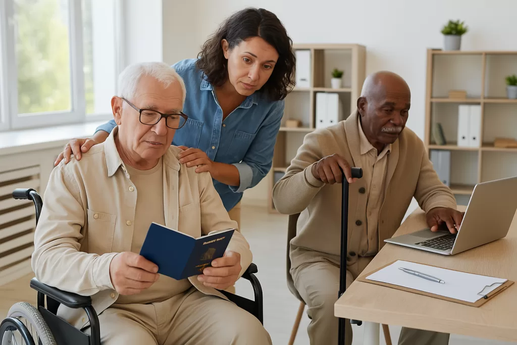 Preparação para o dia do atendimento para tirar o passaporte