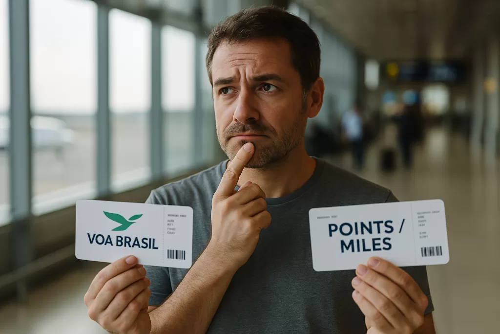 Voa Brasil ou promoções de milhas