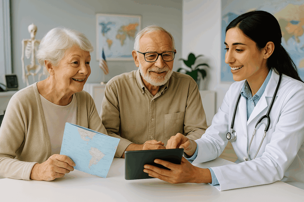 Como Funciona o Atendimento Médico no Exterior para Idosos